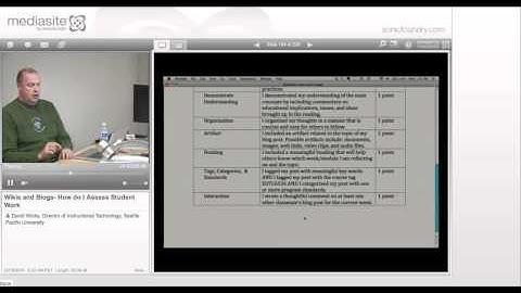 Wikis and Blogs- How do I Assess Student Work