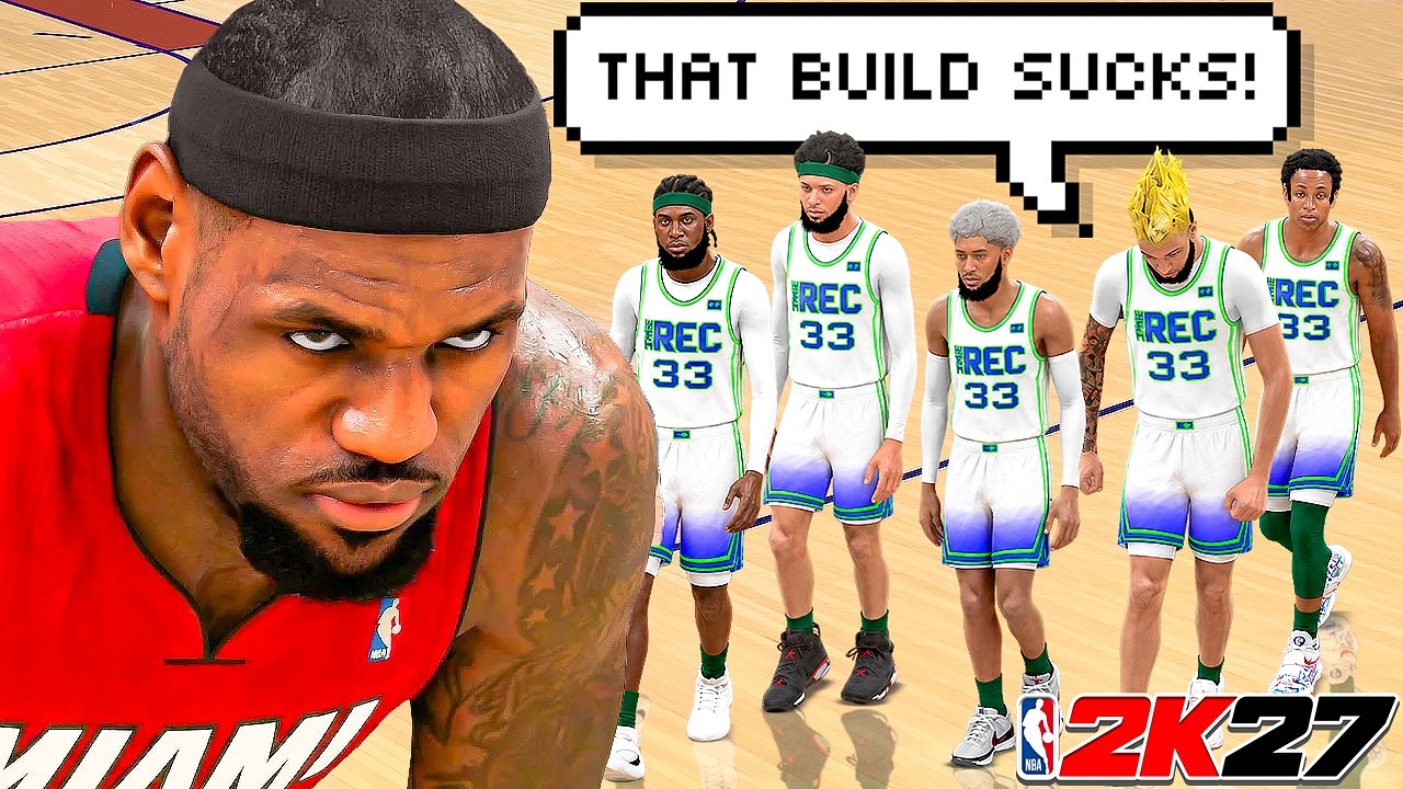 My FIRST COMP PRO AM GAME on NBA 2K27 was in the REC...