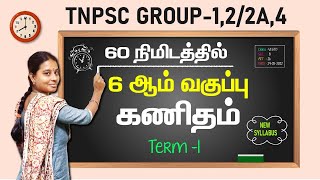 Celebrity TNPSC 6th term I MATHS in 60 minutes | Group 1,2,4 | Veranda Race Profile