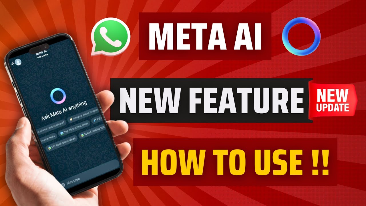 Meta Ai Whatsapp | How to Use Meta Ai in Whatsapp | Whatsapp New Update ...