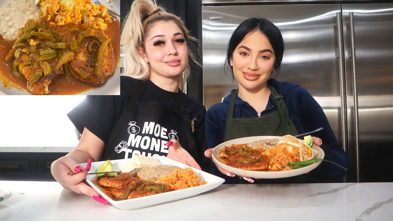 PORK CHOPS WITH CHILE & NOPALES