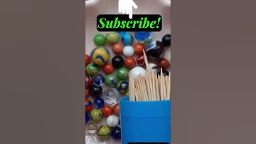 Reversing Marble Balls & Toothpick - Shorts Reverse Videos