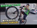 Mil KIRILDI / Lastik YARILDI / Bisikletle Tek Teker / BOL OLAYLI BİSİKLET VLOG