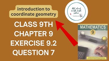 class 9th chapter 9 introduction to coordinate geometry