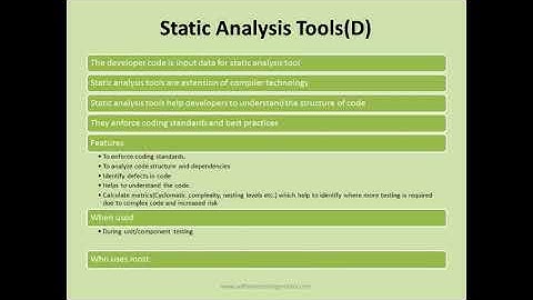 07 Tool Support for Testing - 003 1 3 Types of Test Tools   Part 1