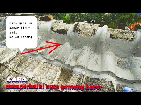 ️Tutorials / How to fix a cracked tile roof leaking into the bedroom