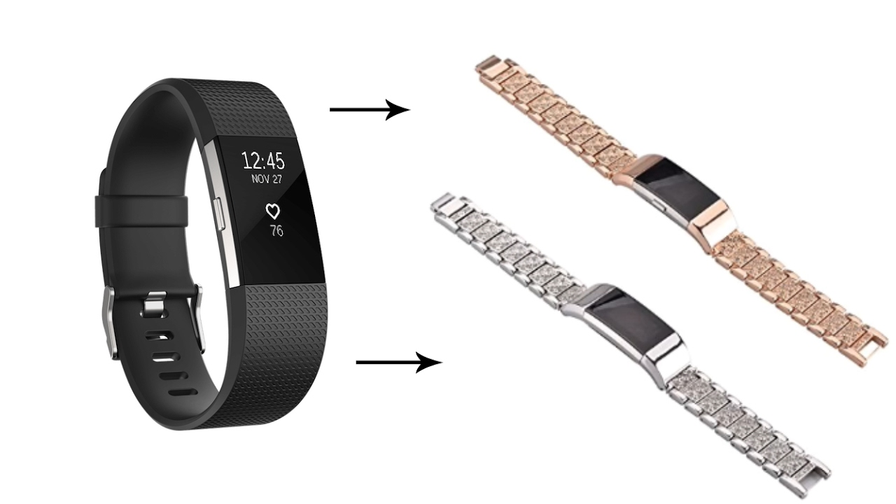 metal fitbit charge 2 strap