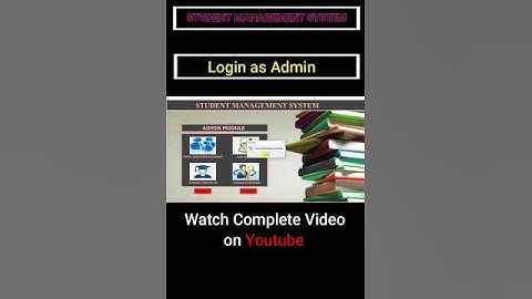 #Shorts Student Management System Java Project #youtubeShorts #shortsvideo