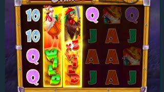 Huge win in ROOSTER'S REVENGE.  promo code : stake.com/?c=rtmAqz9Z