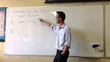 Second Derivative: A Physical Analogy