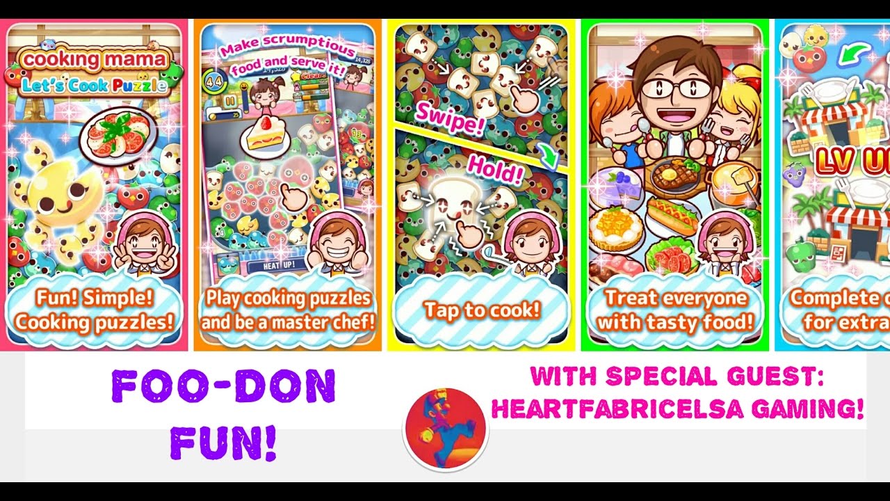 (Puzzle) Cooking Mama - FOO-DON FUN! first play video game review