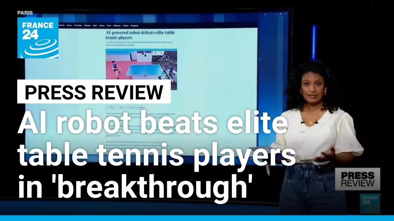 AI robot beats elite table tennis players in a 