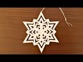 5 Minute Snowflake Cutting #2 | Christmas Decoration Idea Using Paper