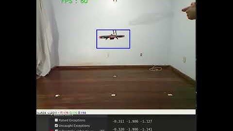 FLIGHT TEST FOR KCF TRACKER AND YOLOv3