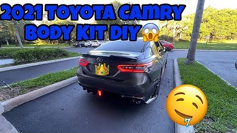 Yofer Design DIY On 2021 Toyota Camry XSE
