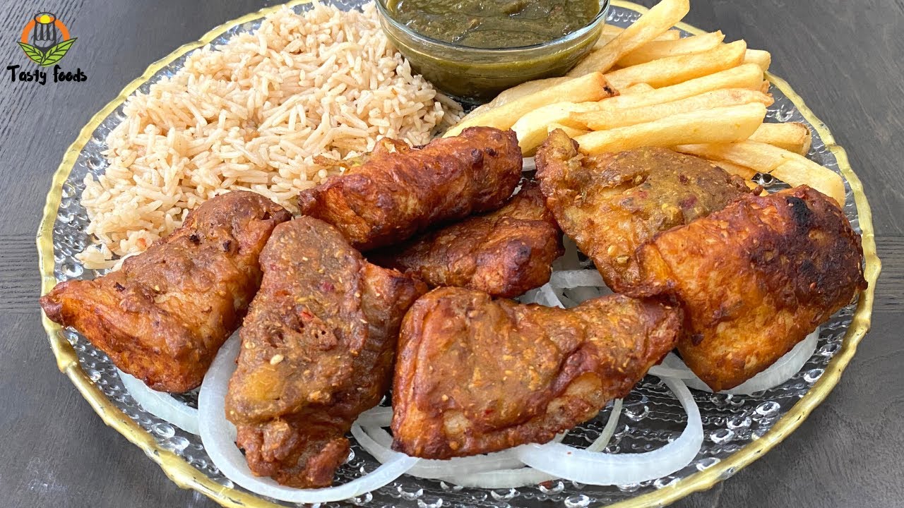 Spicy Fried Fish Platter with Imli Chutney Lahori Fried Fish Recipe