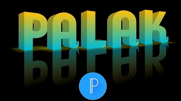 Shadow Effect Text - How to edit 3D Name In Pixellab Step By Step tutorial-Pixallab Editing Tutorial