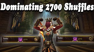 Dominating 2700 shuffles! Two Rets over 2770! | Rank 1 Retribution Paladin PvP | WoW DF S3 (10.2)