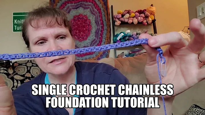 Learn Crochet: Easy Chainless Foundation Stitch Tutorial