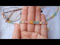 DIY| Cadena Sujetadora para Lentes/Gafas/Anteojos. Súper fácil. Paso a Paso 🤓