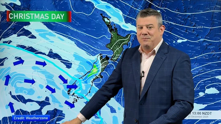 NZ: Latest Christmas forecast + New Year's Eve outlook (22/12/25)