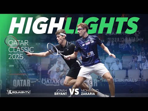 Zakaria V Bryant Qatar Classic 2025 ROUND 2 HIGHLIGHTS