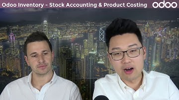 Stock accounting and product costing in Odoo inventory