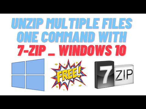 How to unzip