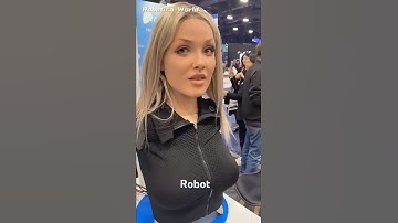Hyper-realistic Robot at CES 2025! #robot #ai #shorts