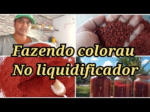 Vídeo: O urucum é um corante?