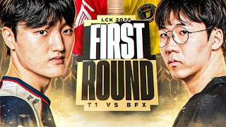 THE FIRST ROUND OF PLAYOFFS - T1 VS FEARX — trending on YouTube in Singapore