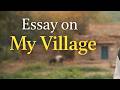 Essay on My village | #calligraphy