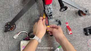 Skywalker optical fiber UAV installation detailed tutorial, FC temporary joint connection tutorial.