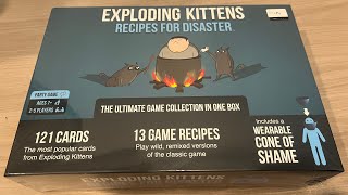 Exploding Kittens Recipe For Disaster Unboxing Profile