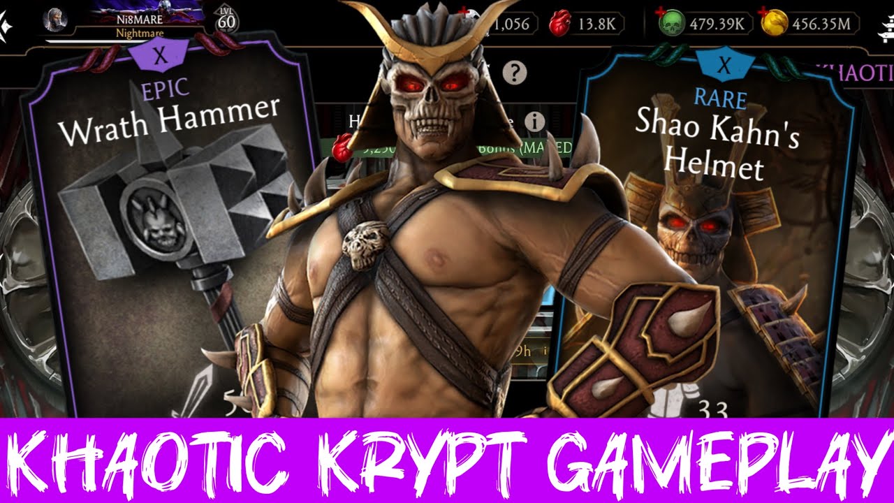 Shao Kahn’s Konqueror Gameplay Khaotic Krypt | Mortal Kombat Mobile