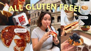 What I eat in a week in Italy 🇮🇹🍕 Gluten Free Food in Rome
