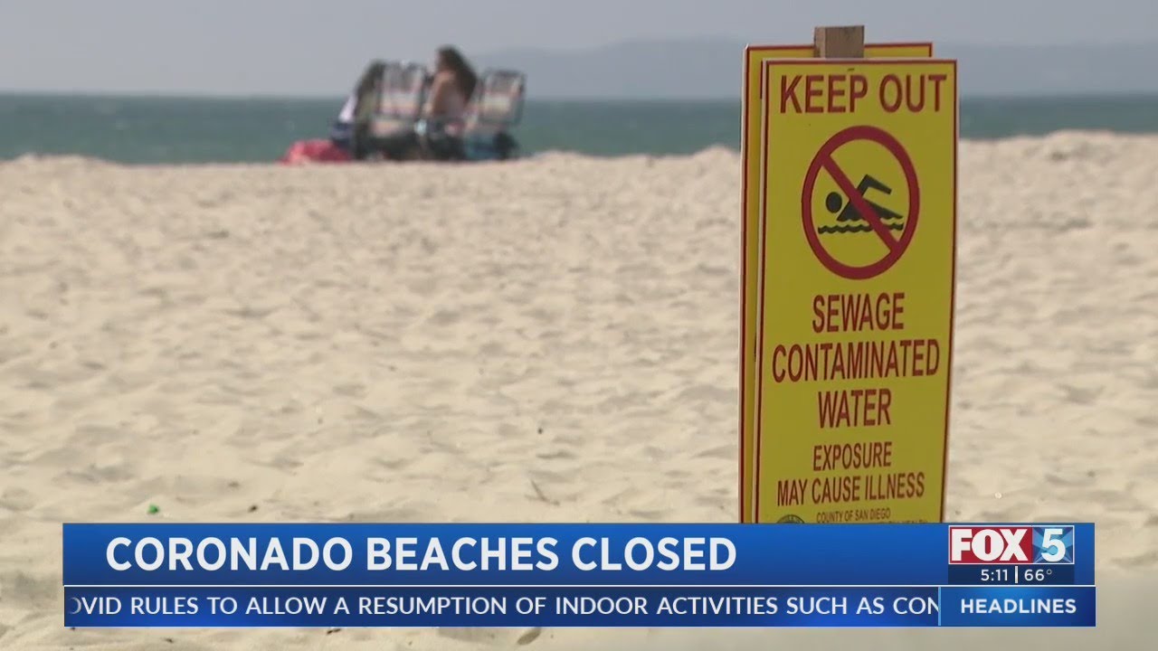 Beach Closure Extended To Coronado