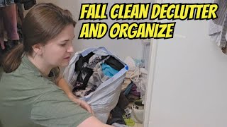 FALL DEEP CLEAN + DECLUTTER + ORGANIZE | FALL DEEP CLEAN WITH ME 2025 | FALL DECLUTTER WITH ME