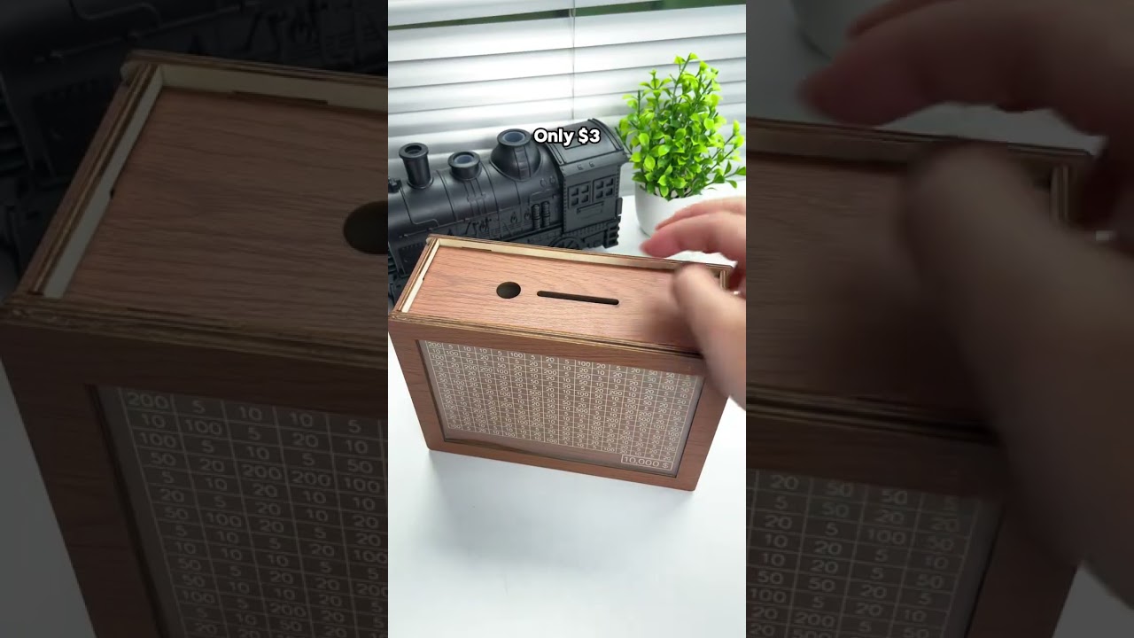 Start Your Savings Journey with a Wooden Cash Box! 