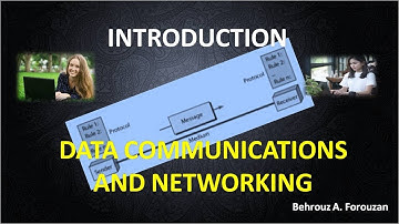 01 Introduction DATA COMMUNICATIONS AND NETWORKING PART 2