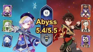 Clam Qiqi Overload Gaming Spiral Abyss 5.45.5 Genshin Impact