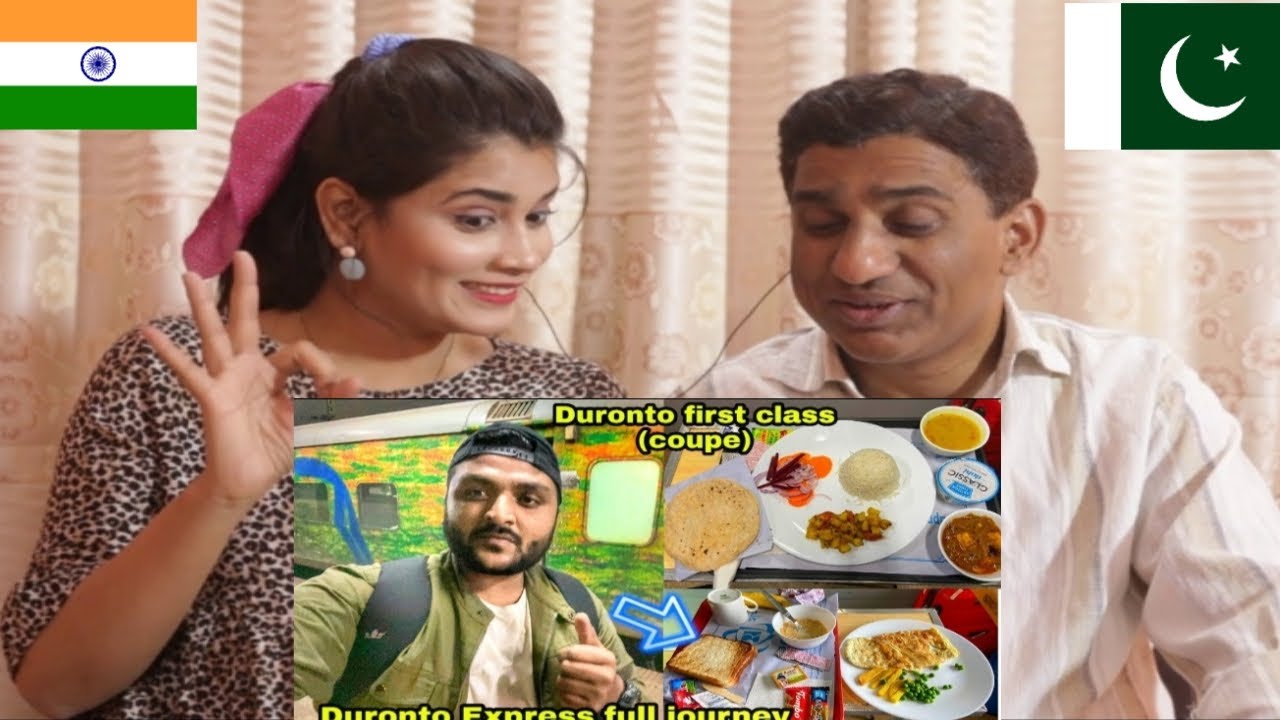 Pakistani Reacts to Duronto Express First class food Review Mumbai