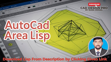 📝 How to Display the Area of Any Object in AutoCAD Using LISP #education #autocad #cadsoftware