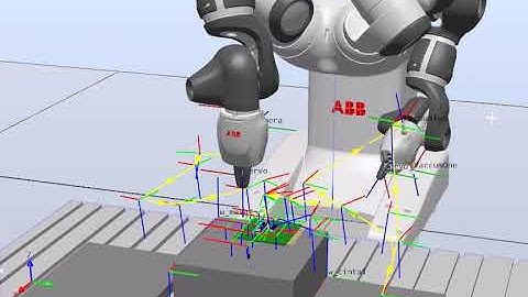 Robot colaborativo ABB - Yumi Robotstudio-Ensamble PCB