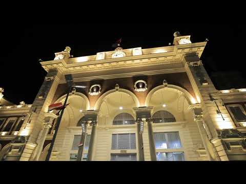 محطة مصر بالإسكندرية والتى تم إعادة إنشائها على الطراز الإيطالى عام 1920