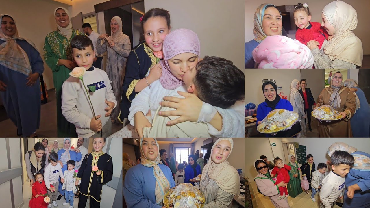 اكبر مفاجئة فوسط الكلينيك اول لقاء الوليدات بريحانة🫣 احساس غريب😲او جات رفيسة دنفيسة😋