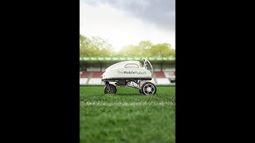 Tiny Mobile Robots Sports Field Grass Painter  or What is the best way to paint a soccer field?