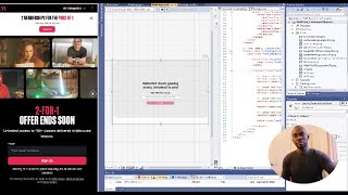 Designing a simple STREAMING SERVICE LANDING UI using XAML (ANIMATED CAROUSELS)