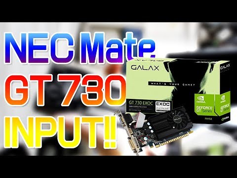 グラボ取付動画 Necのパソコン Mate にgeforce Gt730 を搭載 動作確認動画 Youtube