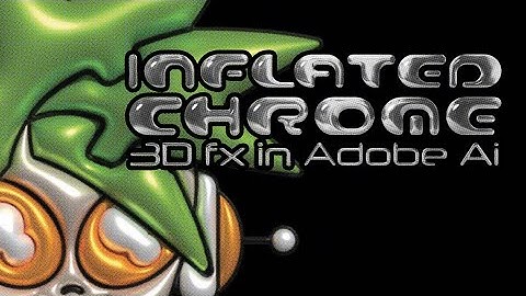 3D Inflate/Chrome Tool in Adobe Illustrator